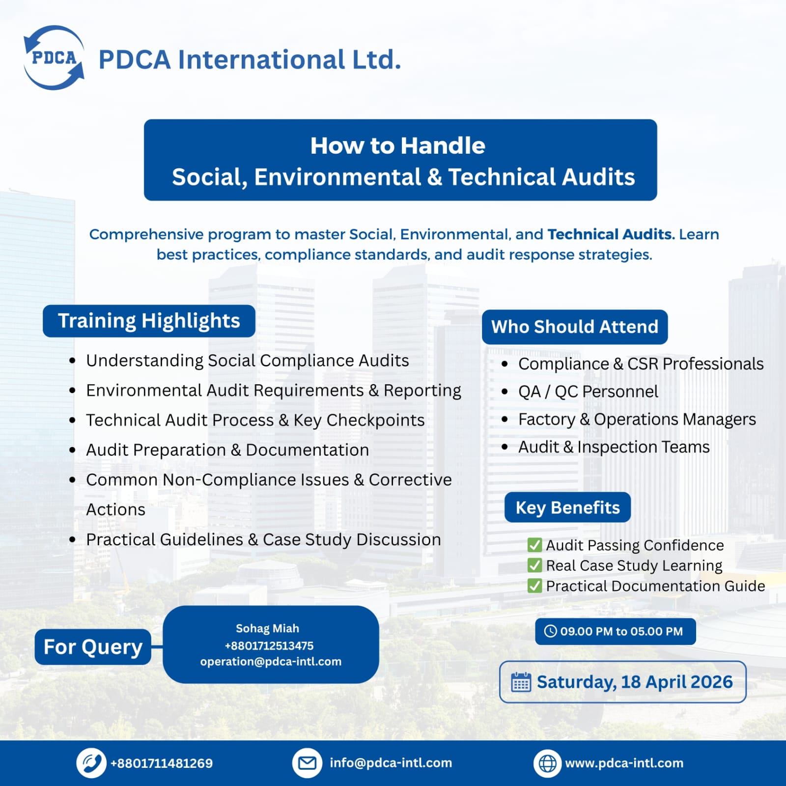 Day Long Training On How to Handle Socia...