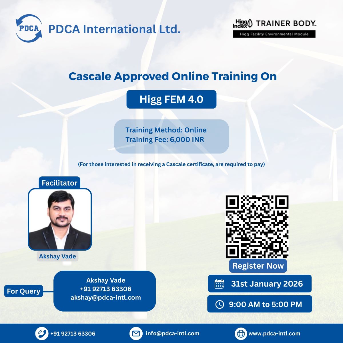 Online Training on Higg FEM 4.0