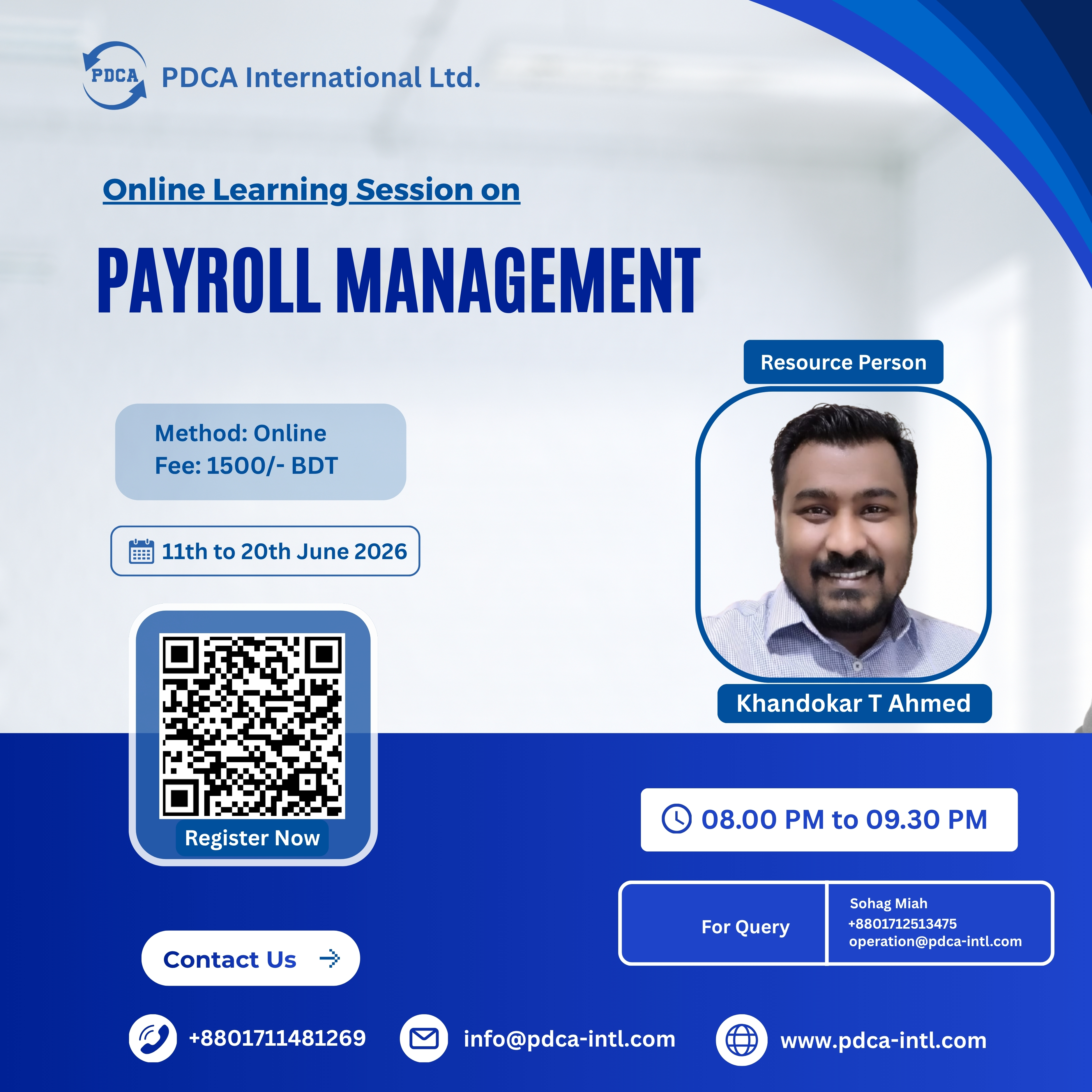 Online Learning Session on Payroll Management