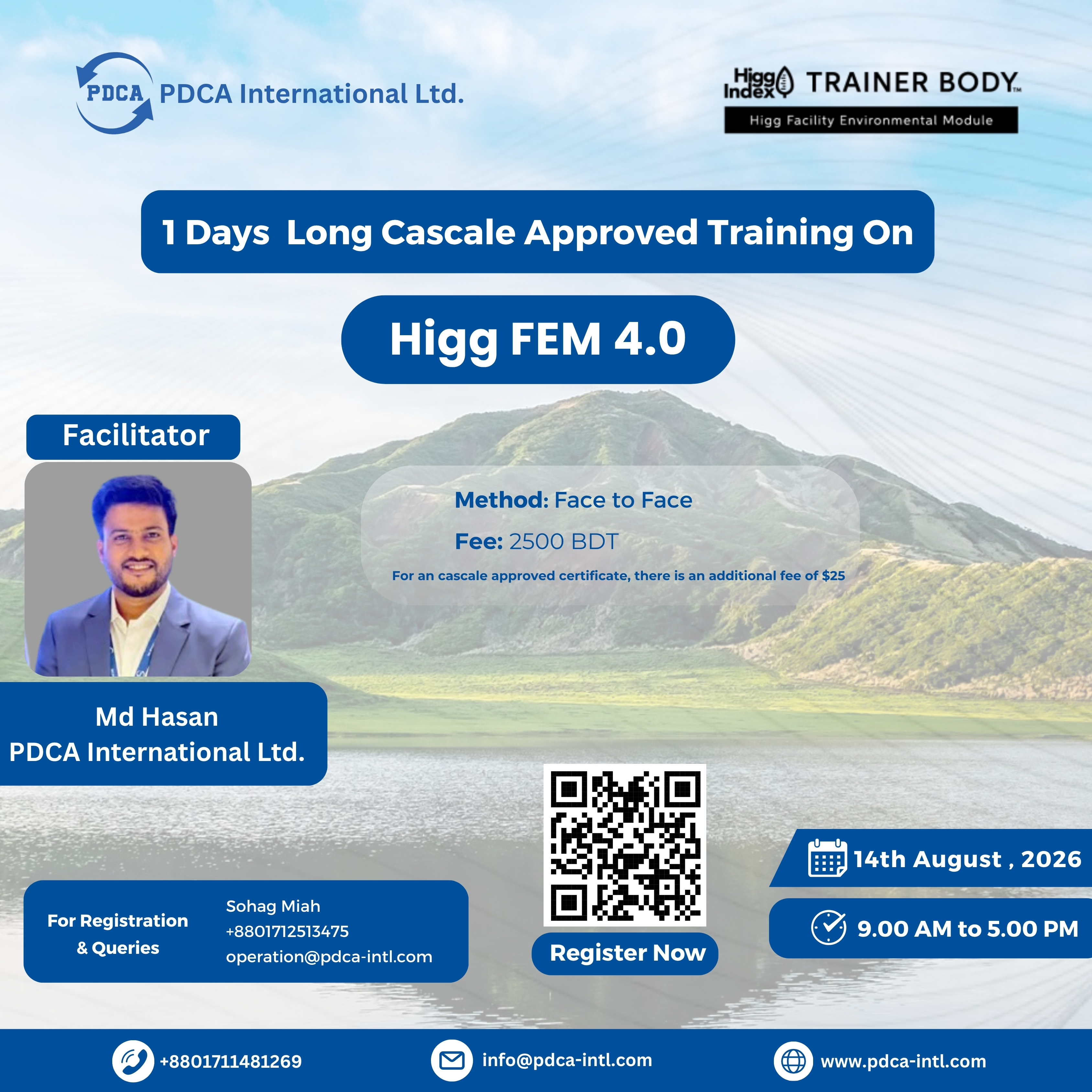 2-Day Training on the Higg Facility Environmental Module (FEM) 4.0